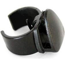 Hesling jasbeschermer clip 20mm anti slip zwart - AE-trading