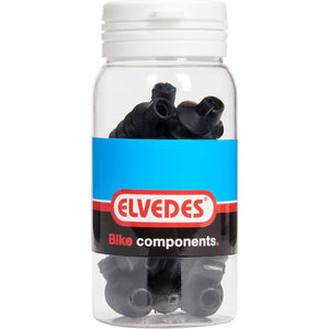 Elvedes rubberhoes V-brake zwart (15) - AE-trading