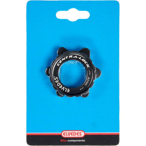 Elvedes remschijf adapter centerlock CNC + ring zwart - AE-trading