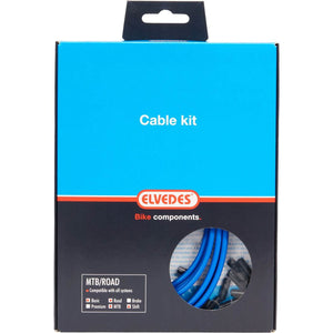 Elvedes schakel kabel kit ATB/RACE blauw - AE-trading