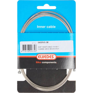 Elvedes schakel binnenkabel rvs 3m 2 nippels 4x4 en 4.5x4.5 - AE-trading