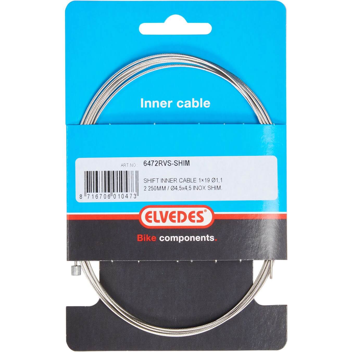 Elvedes schakel binnenkabel rvs nippel 4.5x4.5 - AE-trading