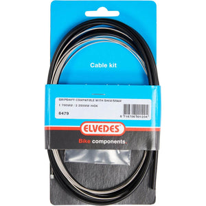 Elvedes schakel kabel Nexus rvs zwart - AE-trading