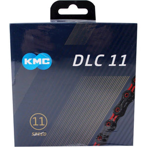 KMC ketting DLC11 black/red 118s - AE-trading