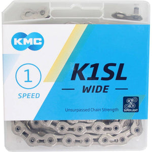KMC ketting K1SL 1/8 wide silver 100s - AE-trading