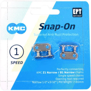 KMC snap on schakel 3/32 narrow EPT op kaart - AE-trading