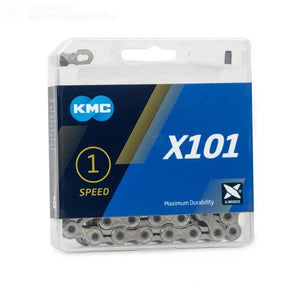 KMC ketting X101 1/8 silver 112s - AE-trading