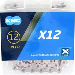 KMC ketting X12 silver 126s - AE-trading
