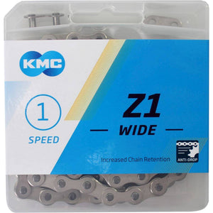 KMC ketting Z1 1/8 wide silver 112s - AE-trading
