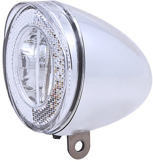 Spanninga koplamp Swingo XDOc aan/uit dynamo 20 lux chroom - AE-trading