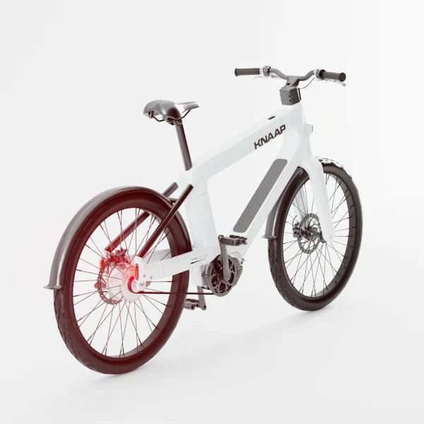 Knaap NYC Elektrische Fiets - Hoge Instap - Wit
