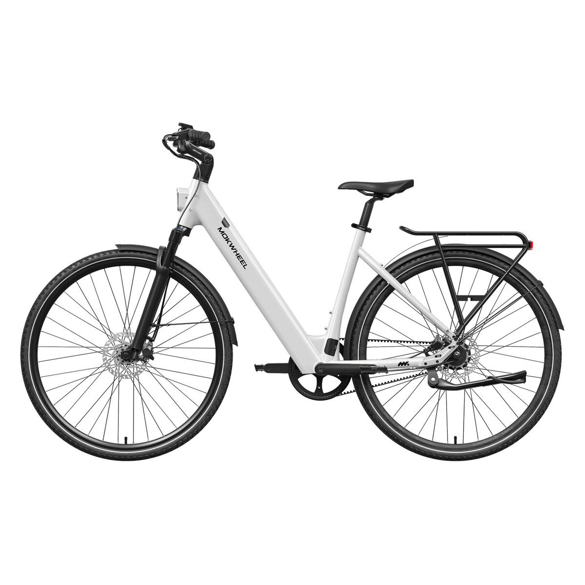 Knaap x Mokwheel Vybe Elektrische Fiets - Snow - Framemaat M - AE-trading