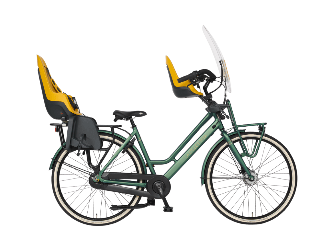 BSP La Dolce Vita Fiets Emerald Groen Matt L Kinderzitjescompatibel Lichtgewicht Stadsfiets - AE-trading