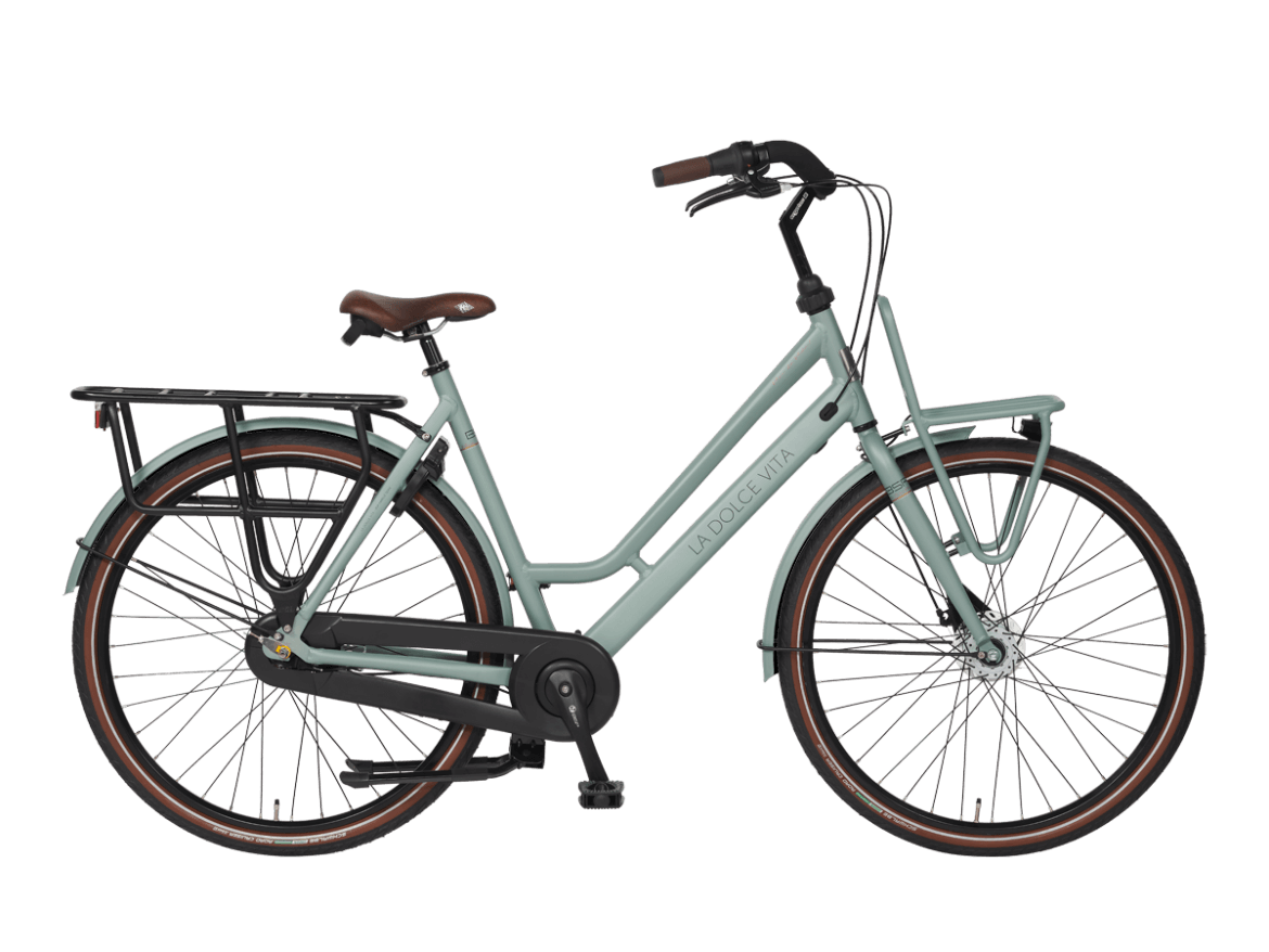 BSP La Dolce Vita Hazy California Matt L Fiets Zonder Elektriciteit Met Dubbele Standaard en Stuurblokkering - AE-trading