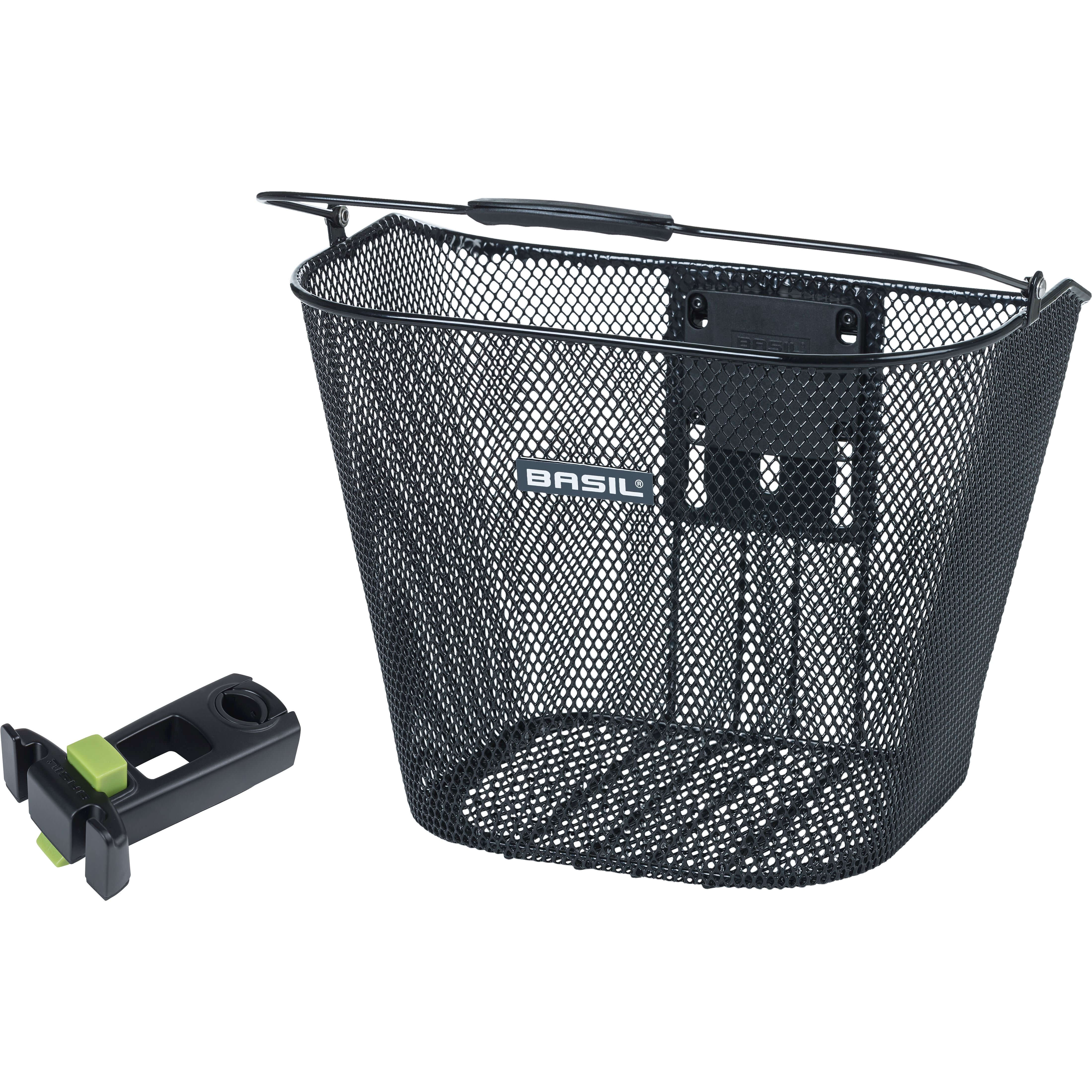 Basil mand Bremen KF + Ahead houder 23L zwart 26x35x29cm - AE-trading