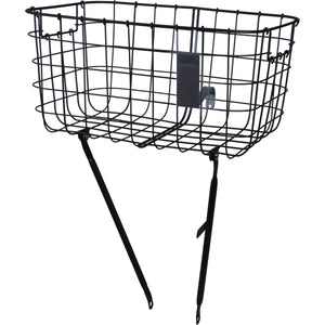 Basil mand Robin 31L matt black 46x31x22cm - AE-trading