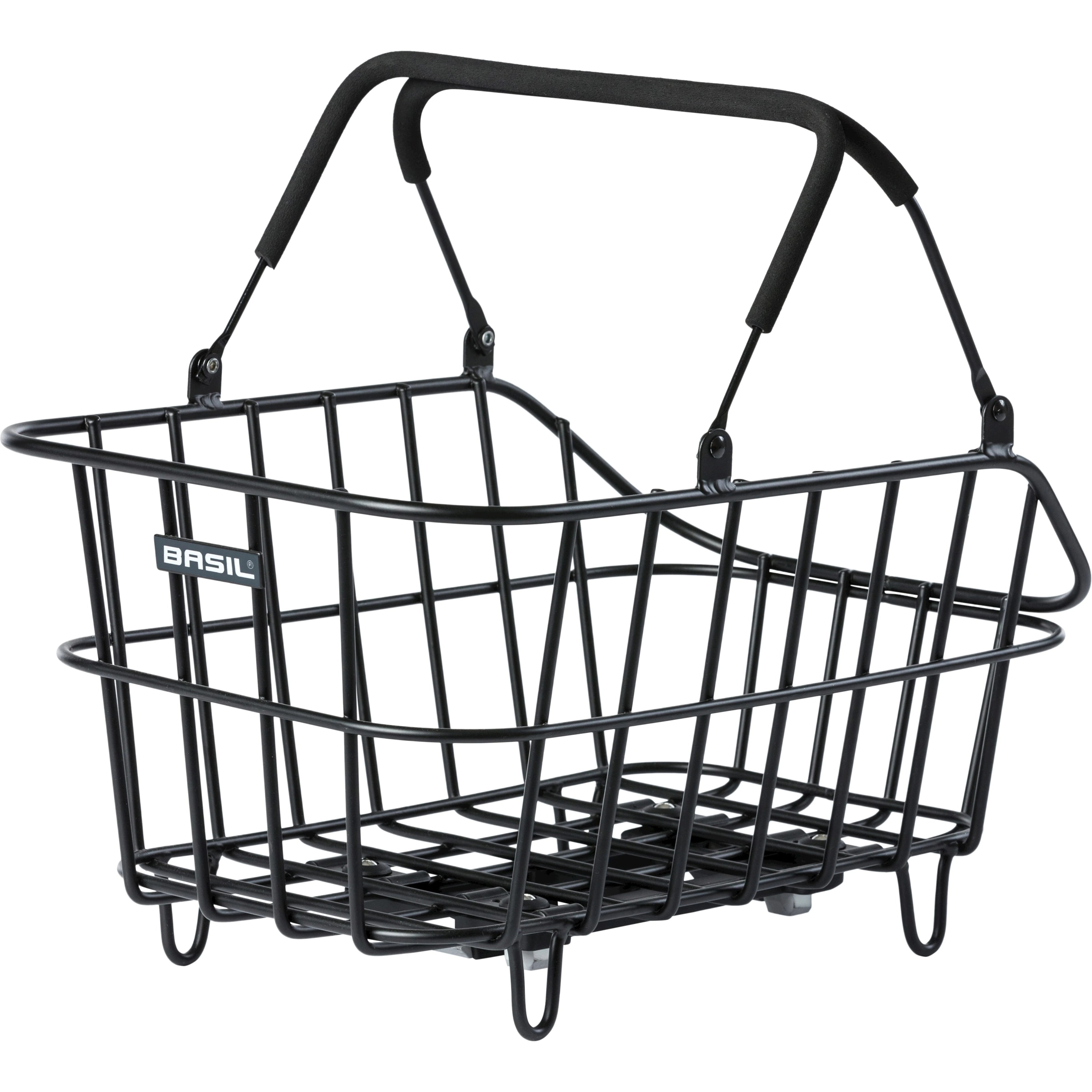 Basil mand Cento Alu MIK 21L mat zwart 34x46x25,5cm - AE-trading