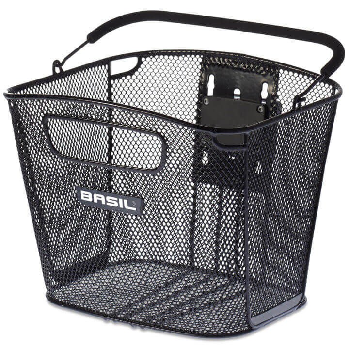 Basil mand Bold front KF 26L zwart 34x28x27cm - AE-trading