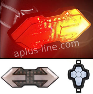 Achterlicht Aplus Universeel E Step/E Bike (Bl02) + Afstandsbediening - AE-trading