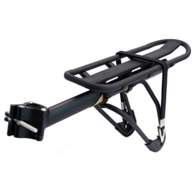 Massload achterdrager aan zadelpen zwart - AE-trading