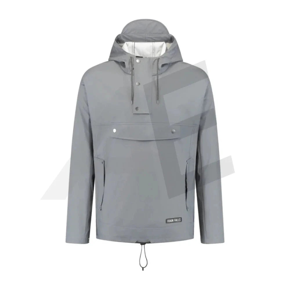 Mirage Rainfall regenjack closed soft touch M earl-grey - AE-trading