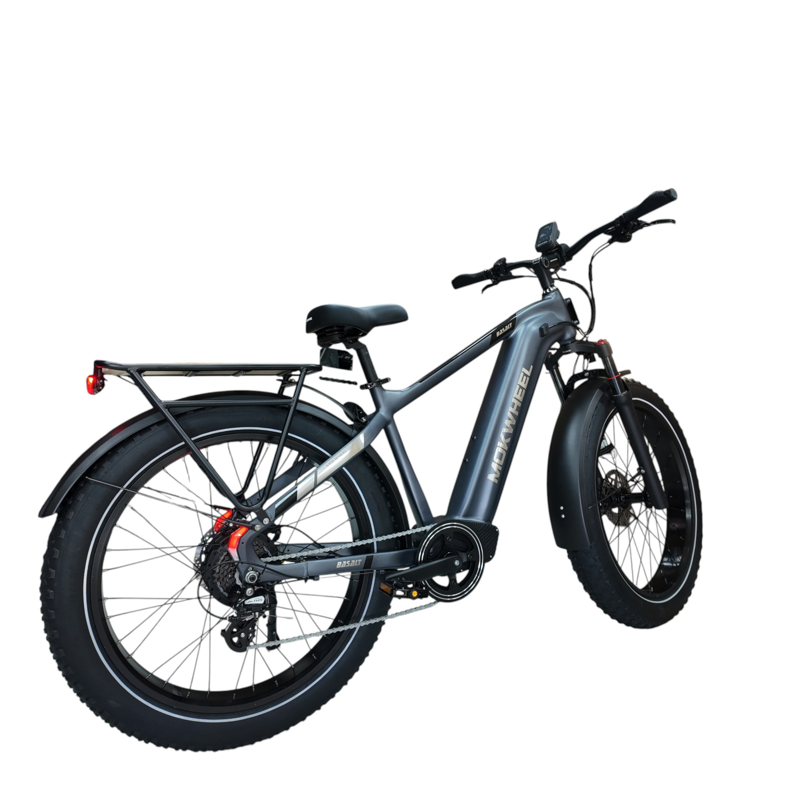 Mokwheel Basalt Mountainbike Fatbike – Asgrijs – 720Wh - AE-trading