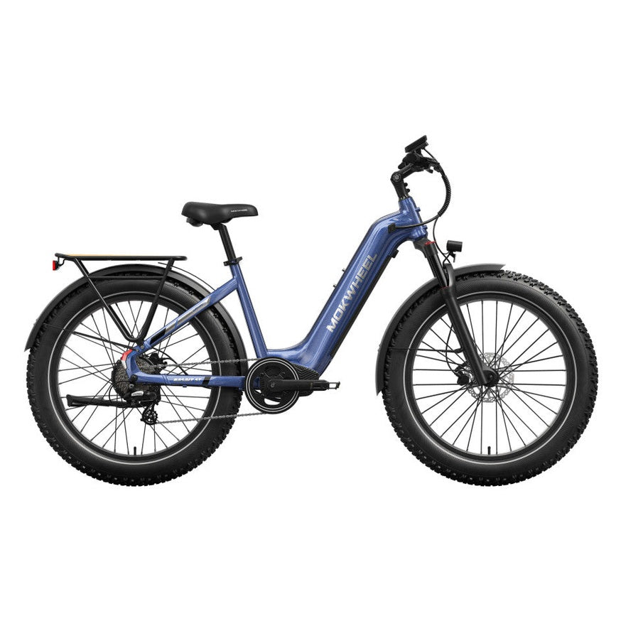 Mokwheel Basalt ST 2.0 – Donkerblauw – 940Wh – Elektrische Fatbike - AE-trading