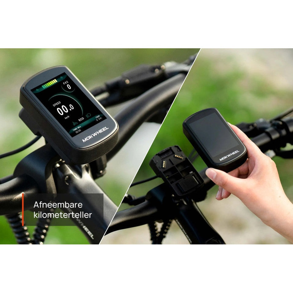 Mokwheel Basalt ST 2.0 – Donkerblauw – 940Wh – Elektrische Fatbike - AE-trading