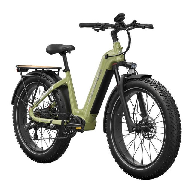 Mokwheel Basalt ST 2.0 – Groen – Elektrische Fatbike – 26x4.0 banden – 940Wh accu – 250W motor – Hydraulische schijfremmen - AE-trading