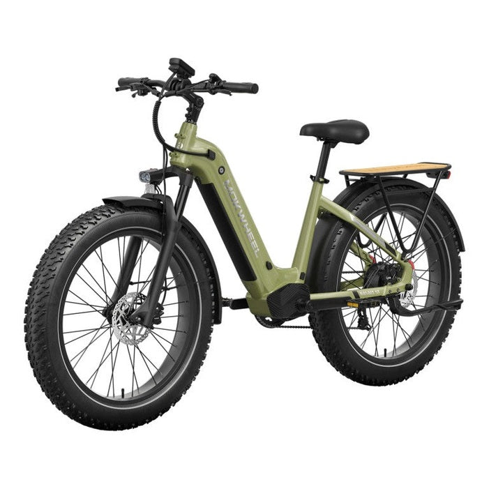 Mokwheel Basalt ST 2.0 – Groen – Elektrische Fatbike – 26x4.0 banden – 940Wh accu – 250W motor – Hydraulische schijfremmen - AE-trading