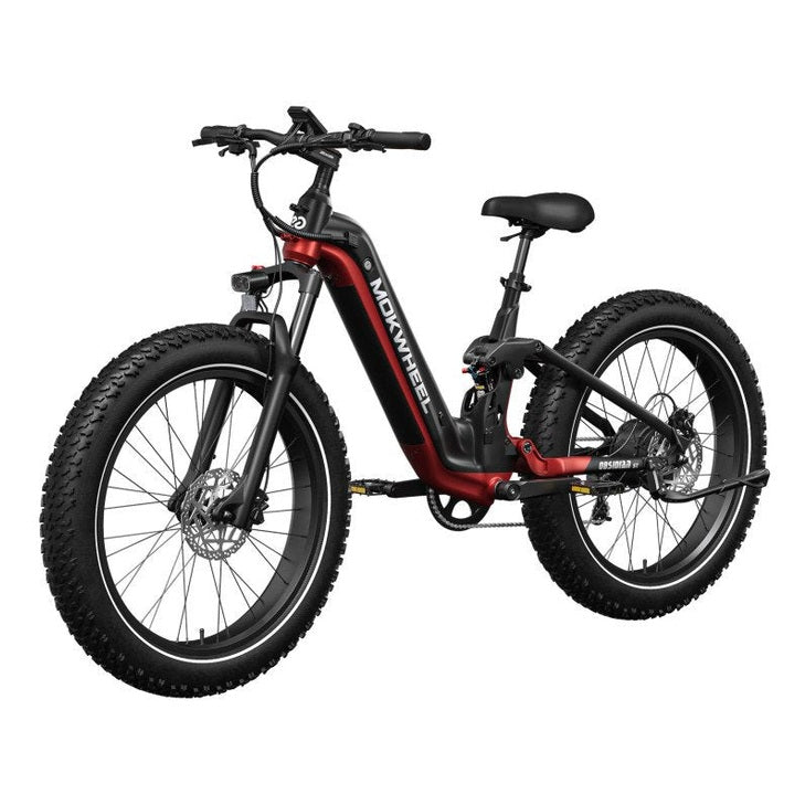 Mokwheel Obsidian ST – Zwart/Rood – 720Wh - Elektrische Fatbike - AE-trading