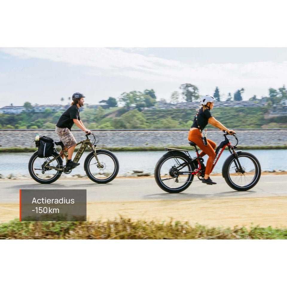 Mokwheel Obsidian – Zwart/Geel – 940Wh – Elektrische Fatbike - AE-trading