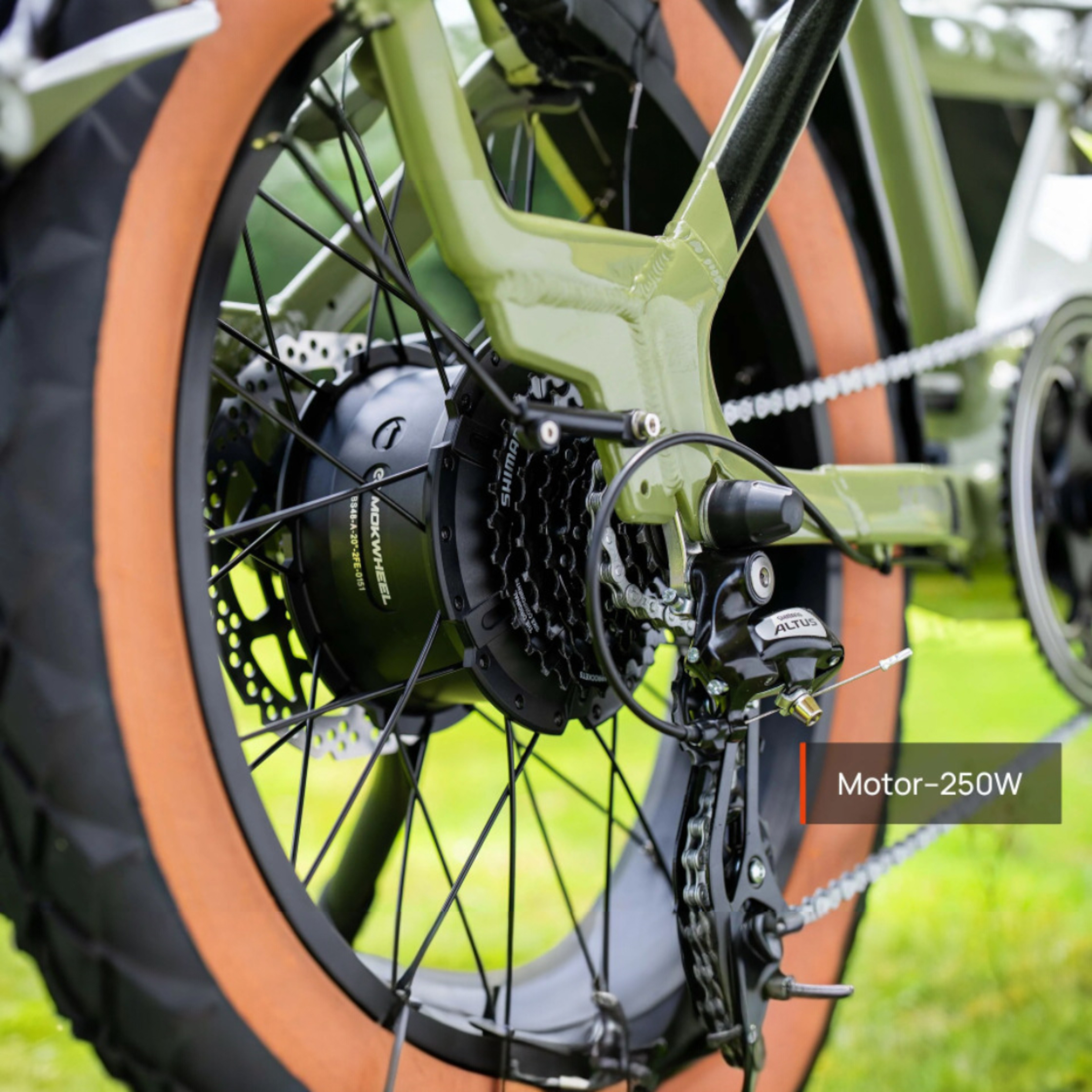 Mokwheel Scoria 2.0 – Blauw – Elektrische Mini Mountainbike Fatbike – 250W motor – 720Wh accu – Hydraulische schijfremmen – Shimano 7-speed - AE-trading