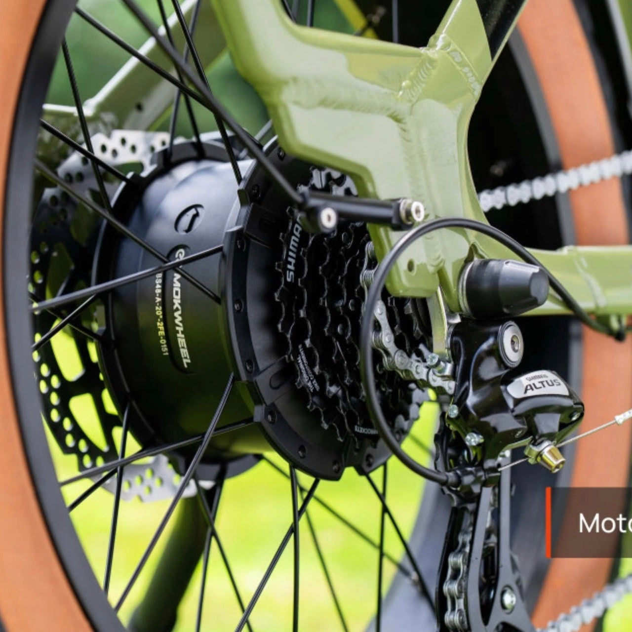 Mokwheel Scoria 2.0 – Wit – Elektrische Mini Mountainbike Fatbike – 250W motor – 720Wh/940Wh accu – Hydraulische schijfremmen – Shimano 7-speed - AE-trading