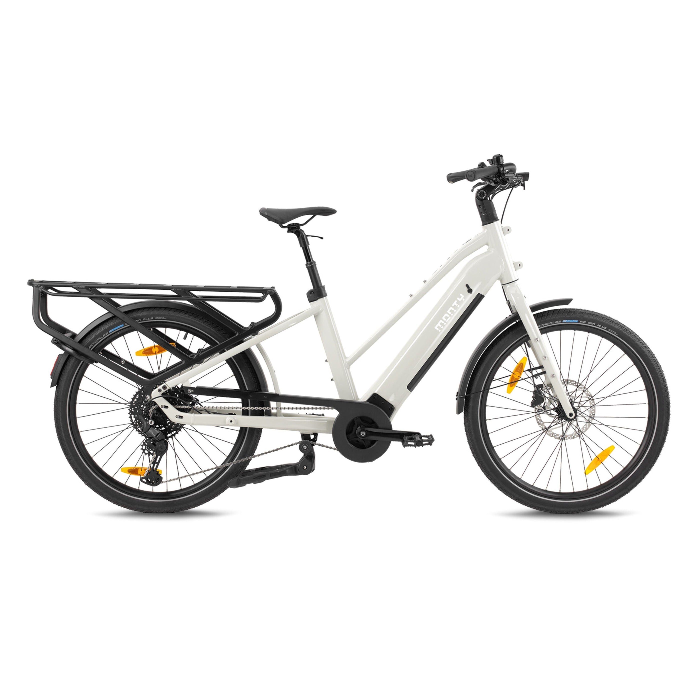 Monty Cargo V8 - Glossy White - Elektrische Longtail - AE-trading