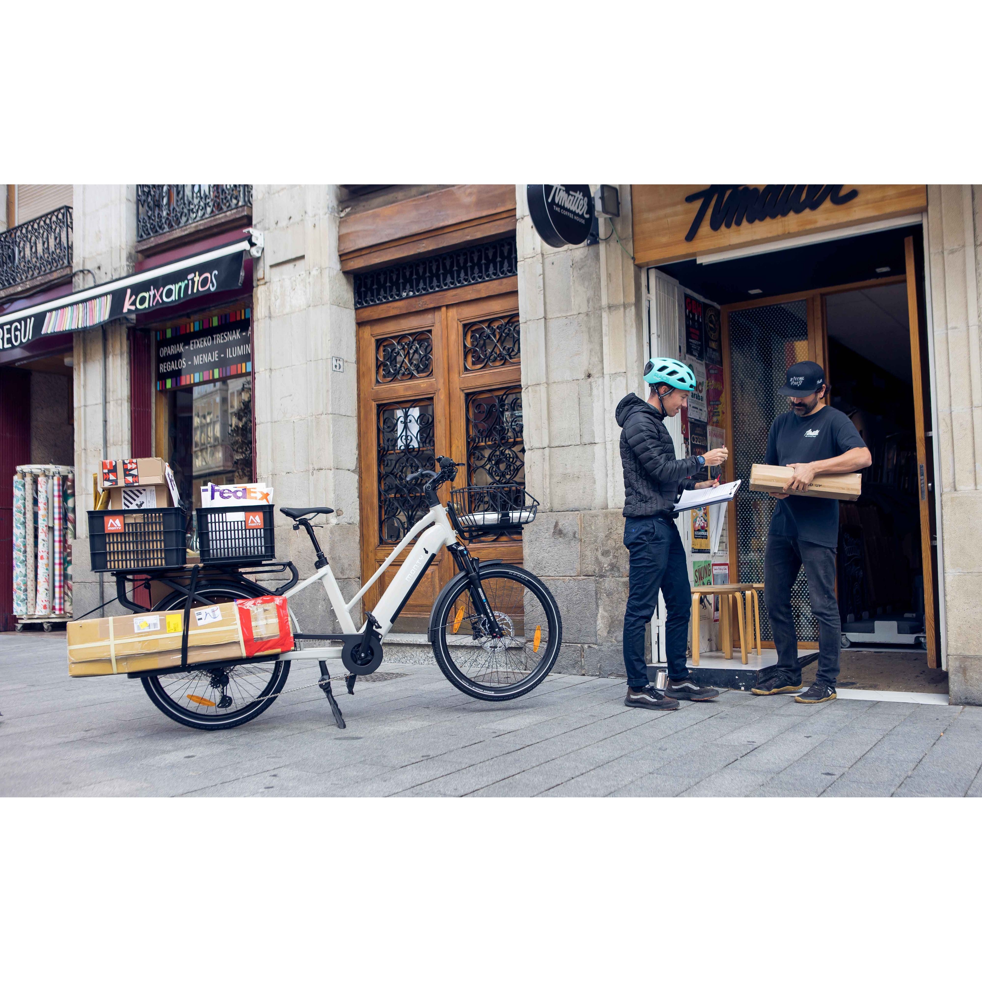 Monty Cargo V8 - Glossy White - Elektrische Longtail - AE-trading