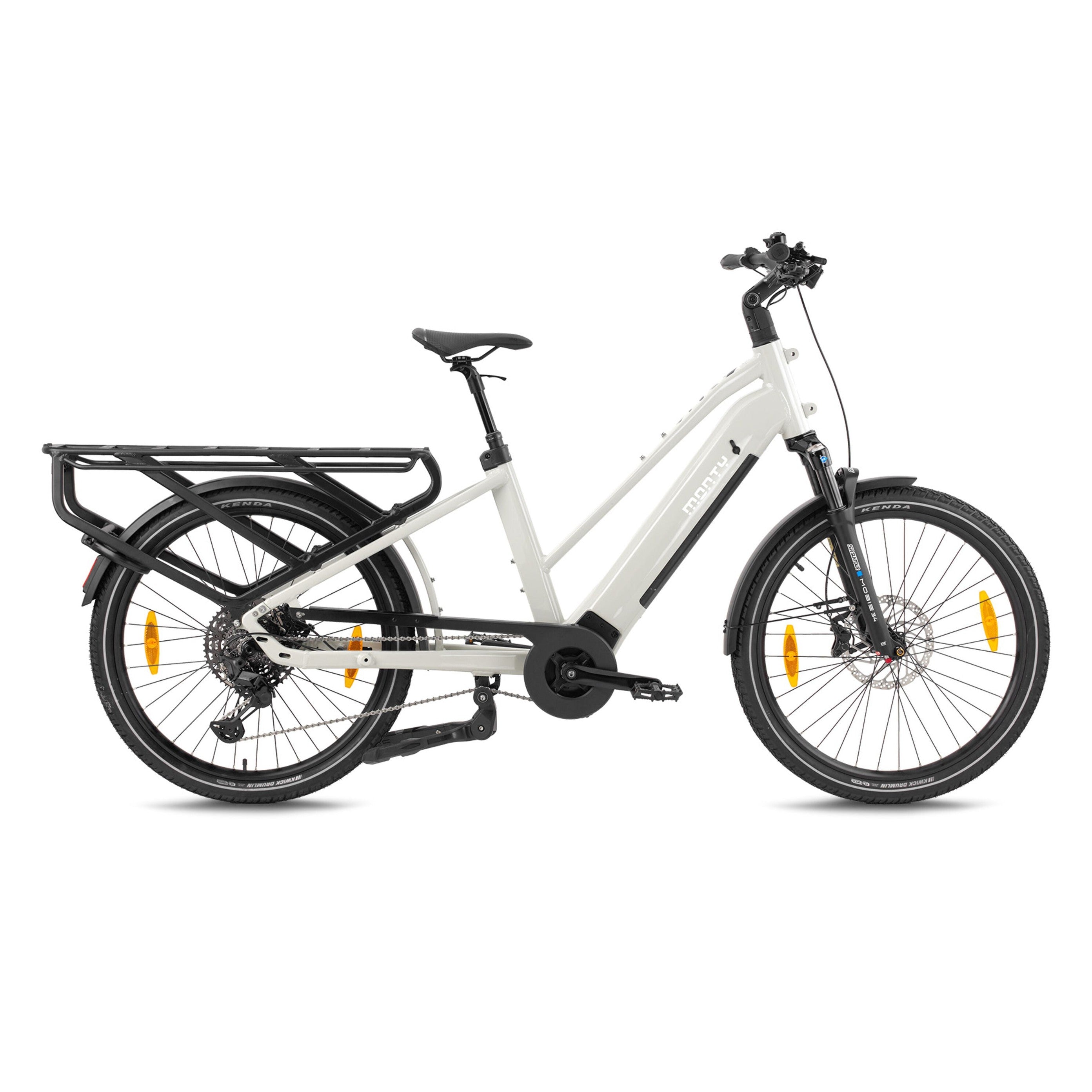 Monty Cargo V8 Rover Pro - Glossy White - Elektrische Longtail - AE-trading