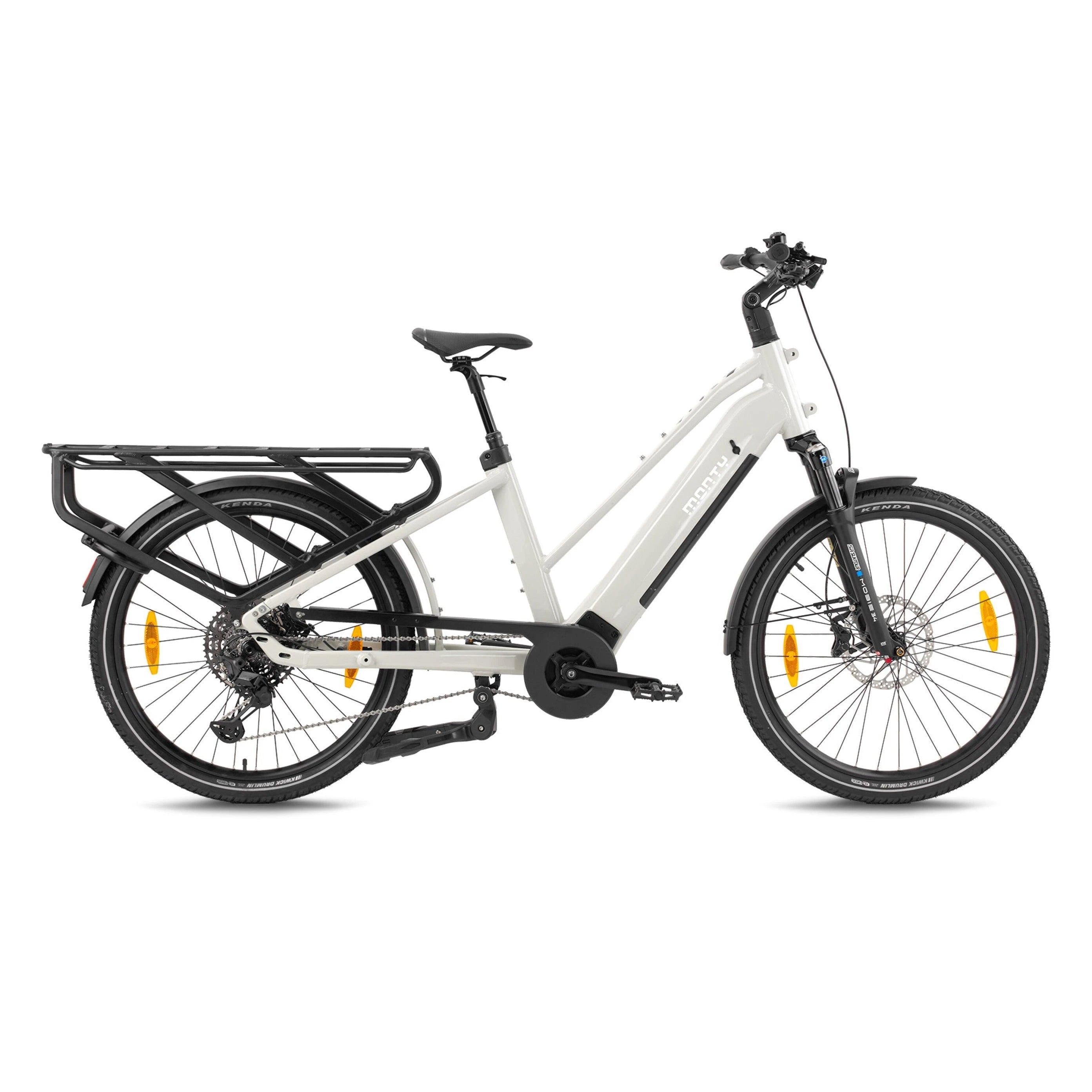 Monty Cargo V8 Rover Pro - Glossy White - Elektrische Longtail - AE-trading