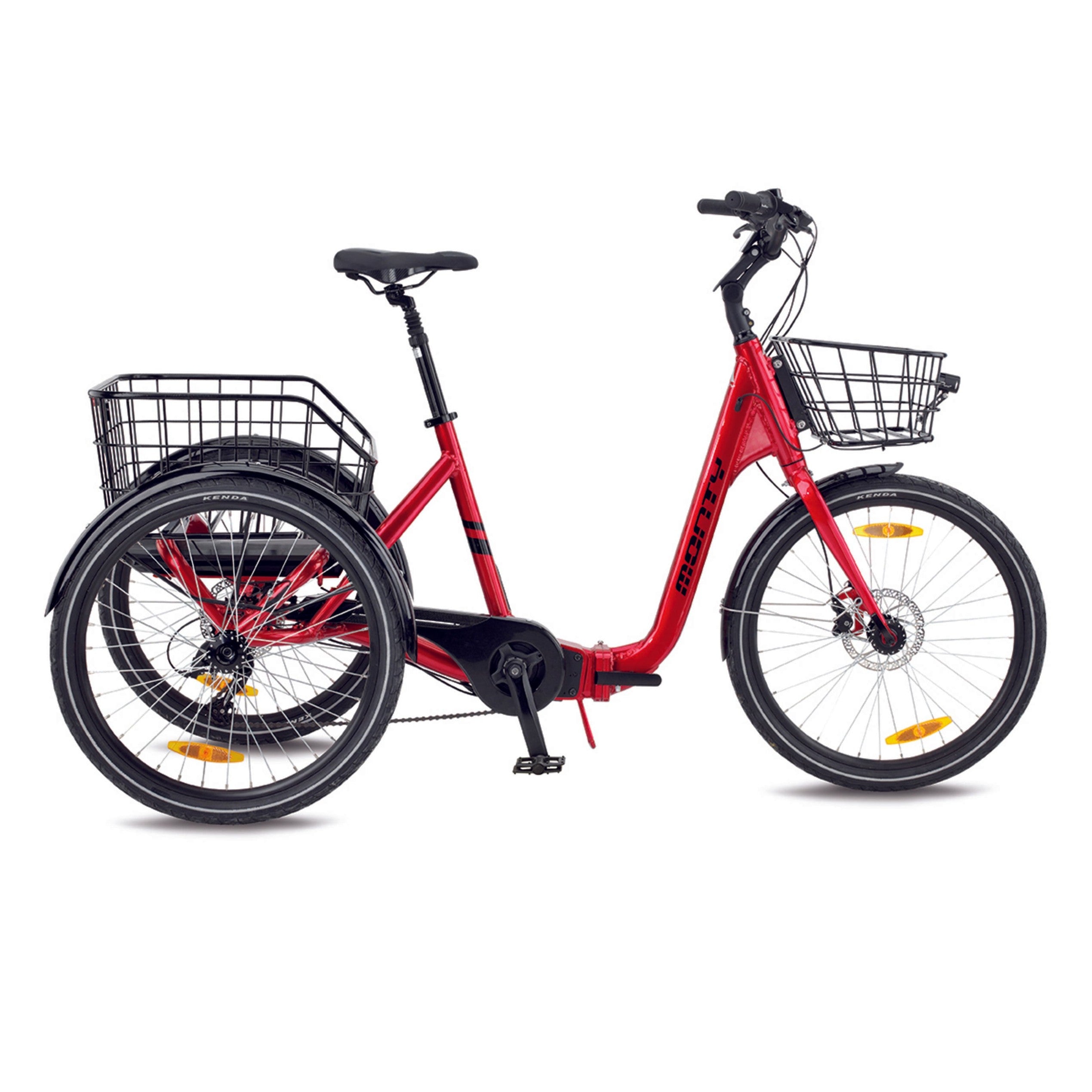 Monty Rocket 24 - Red - Elektrische Driewieler - AE-trading