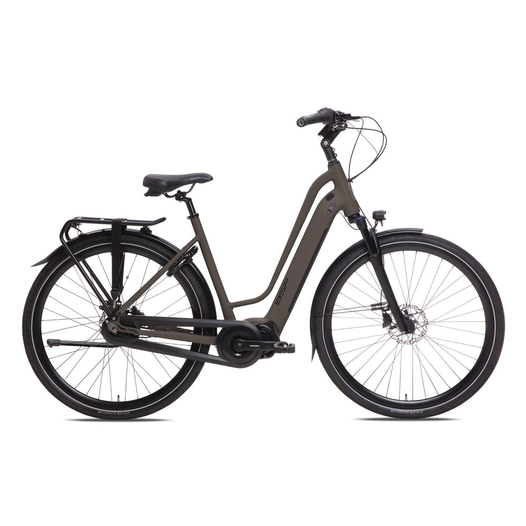 SP Musa Woman M – Elektrische Stadsfiets 28 inch – 52 cm – Shimano Steps 6100 – 504Wh Accu – Shimano Nexus 7 – Dark Oak - AE-trading