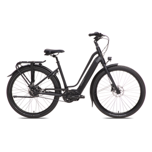 BSP Musa S Women Elektrische Stadsfiets M 52cm– Shimano Steps 6100 Motor, 504Wh Intube Accu – Onyx Black - AE-trading