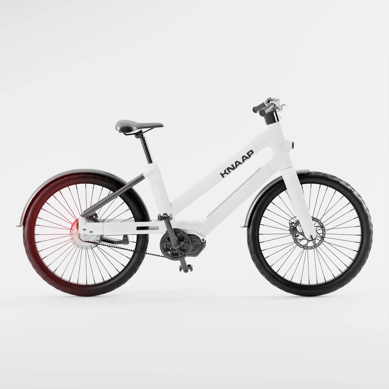 Knaap LAX Elektrische Fiets - Lage Instap - Wit - AE-trading