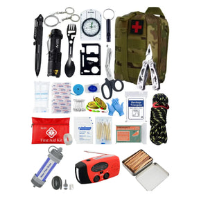 Noodpakket Compleet Survival Pakket - Noodradio - Waterfilter - First Aid - Black Out - AE-trading