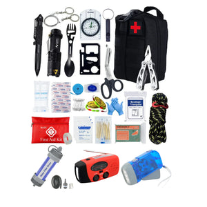 Noodpakket Compleet Survival Pakket - Noodradio - Waterfilter - First Aid - Black Out - AE-trading