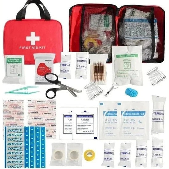 Noodpakket voor 72 Uur op advies Overheid Compleet - Waterfilter - Opbergzak - Solar Powerbank - Gasfornuis - Nood Radio - EHBO-kit - Isolatiedeken - AE-trading