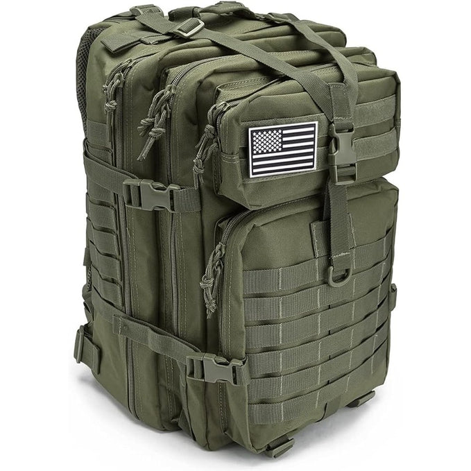 Noodrugzak Compleet Noodpakket Oorlog Rampsituatie - Groen - Noodrantsoen - Waterfilter - Noodradio - EHBO-kit - Powerbank - Black Out Solar