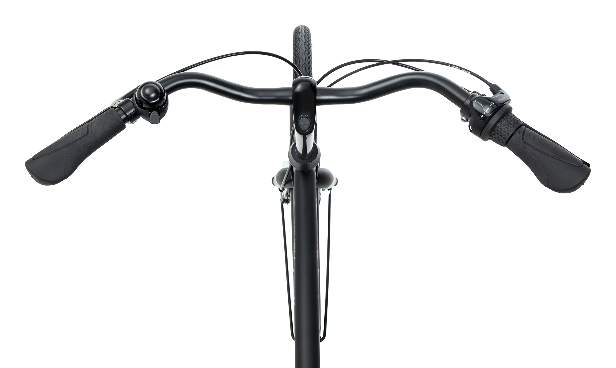 BSP O-Seven N7 Herenfiets Onyx Zwart L Moderne Alleskunner Stadsfiets - AE-trading