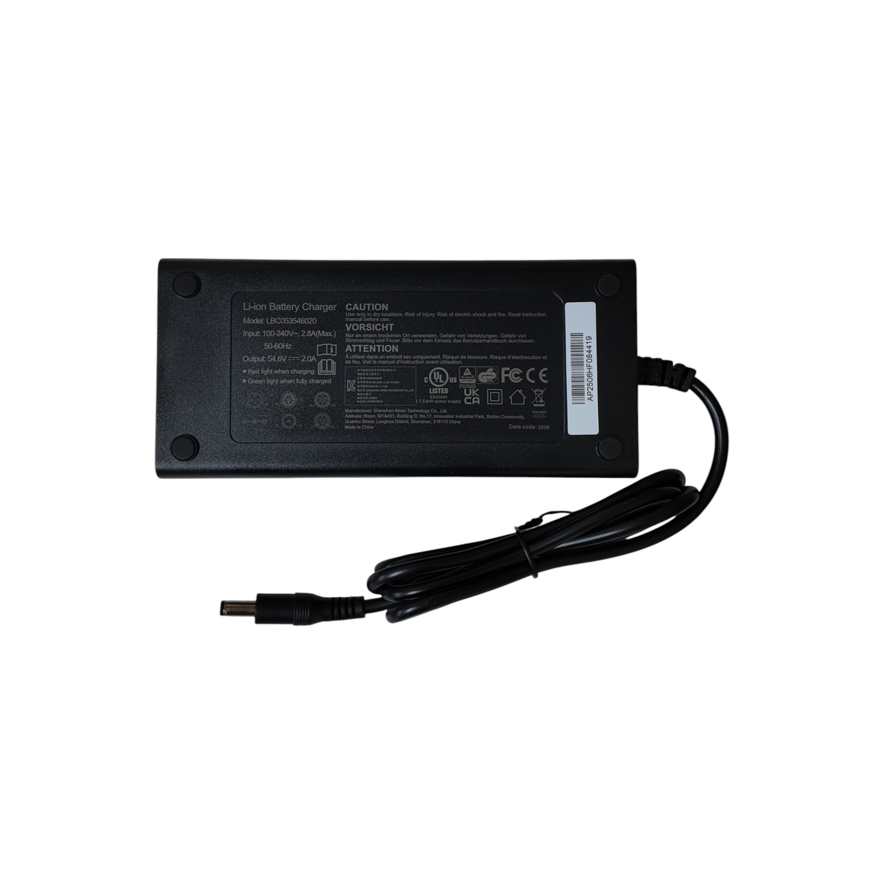 Oplader voor de Ouxi C80, V8, H9, H90 - AE-trading