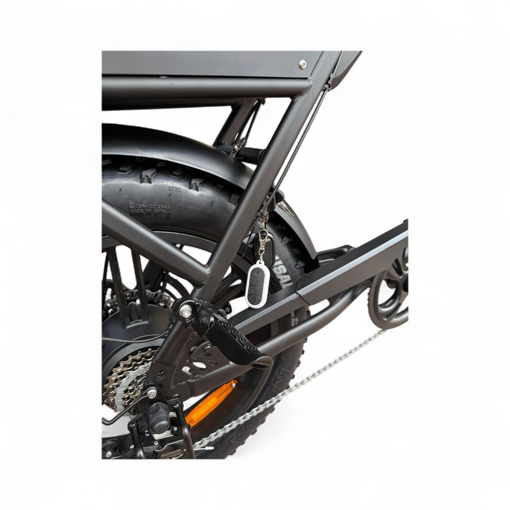 Ouxi C63 - Fatbike - Zwart - 20x4 inch - Accu 48V 15Ah - 250W 60Nm Motor - Shimano 7 Versnellingen - Hydraulische Remmen