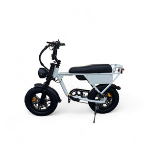 Ouxi C63 Mini Fatbike - Kinderfatbike - Wit - 16x4 inch - Accu 36V (10.5Ah) - 250W Motor - Shimano 7 Versnellingen - Hydraulische Remmen - AE-trading